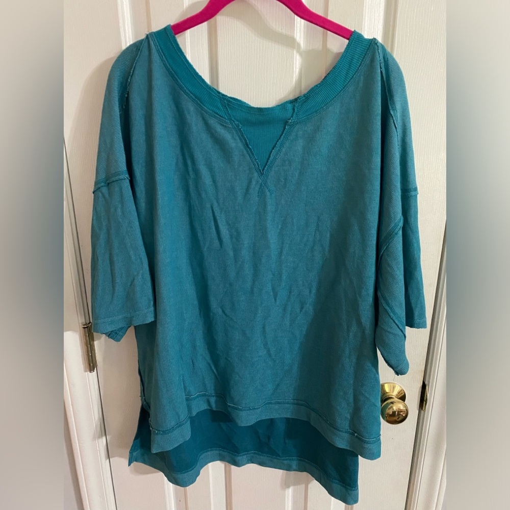 NWT FP Movement Surfs Up Teal Tshirt Size M